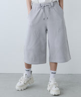 AFF AIVER ドライスウェットワイドクォーターパンツ