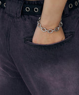 AIVER オーバーダイフレアデニム