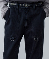 AIVER ボンテージデニムベイカーパンツ