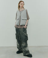 AFF AIVER 16/-ウォッシュ天竺コンパクトルーズS/S TEE