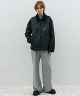 【予約】AFF AIVER フェイクムートンシングルブルゾン