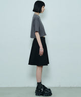 AIVER 16/-ウォッシュ天竺クロップドS/S TEE