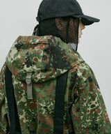 AIVER カモフラージュフルジップパーカー