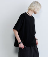AIVER 30/2ウォッシュ天竺ガゼットポケットコンパクトS/S TEE