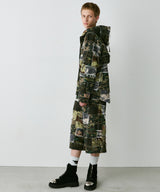 PALEDUSK×AIVER カモボロワイドクォーターパンツ