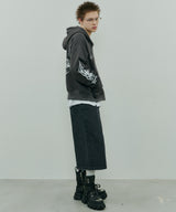 Johann×AIVER BOYダブルジップパーカー