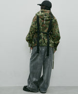 AIVER カモフラージュフルジップパーカー