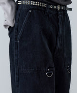 AIVER ボンテージデニムベイカーパンツ