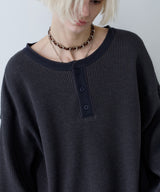 AIVER ヘビーワッフルモンスターL/S TEE