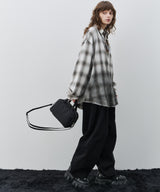 【予約】AIVER スプレー加工オンブレチェックシャツ