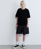 AIVER 30/2ウォッシュ天竺ガゼットポケットコンパクトS/S TEE