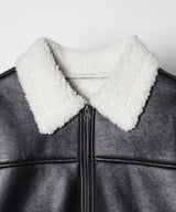 【予約】AFF AIVER フェイクムートンシングルブルゾン