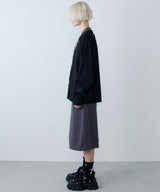 【予約】AFF AIVER 16/-ウォッシュ天竺ワイドスリーブL/S TEE