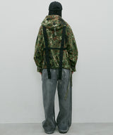 AIVER カモフラージュフルジップパーカー