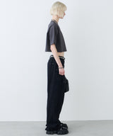 AIVER 16/-ウォッシュ天竺クロップドS/S TEE