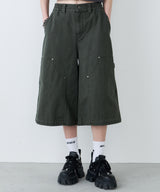 AIVER ワイドクォーターダブルニーパンツ