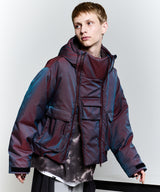 model:H185 B81 W65 H90 着用サイズ:MEDIUM (レッド)