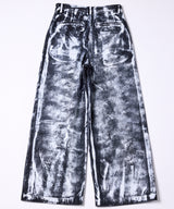 AIVER ペンキ加工バギーデニム