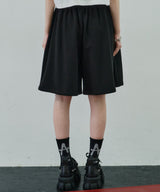 AIVER スウェットワイドバギーショートパンツ