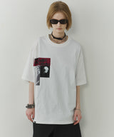 AIVER カットオフパッチS/S TEE