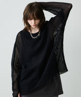 AFF AIVER カットオフメッシュプルオーバー