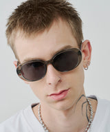 オーバルサングラス