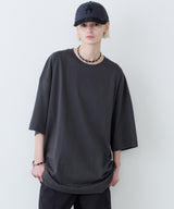 AIVER 16/‐ウォッシュ天竺モンスターS/S TEE