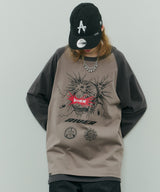 Johann×AIVER GIRLラグランロンTEE