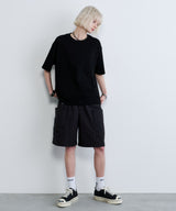 AIVER 30/2ウォッシュ天竺ガゼットポケットコンパクトS/S TEE