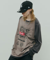 Johann×AIVER GIRLラグランロンTEE