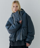 AIVER イリディセントパファーブルゾン