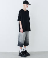 【予約】AFF AIVER 16/-ウォッシュ天竺スキッパーS/S TEE