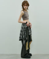 AIVER オーバーダイバギーダメージデニム