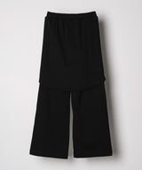 AIVER ヘビースウェットレイヤードバギーパンツ