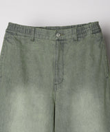 AIVER オーバーダイフレアデニム