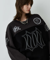 AIVER フットボールオーバーニット