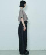 AIVER 16/-ウォッシュ天竺クロップドS/S TEE