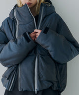 AIVER イリディセントパファーブルゾン