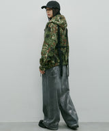 AIVER カモフラージュフルジップパーカー