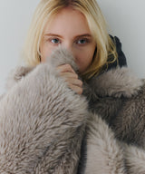 【一部予約】AIVER ショートフェイクファーコート