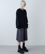 【予約】AFF AIVER 16/-ウォッシュ天竺ワイドスリーブL/S TEE