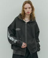 Johann×AIVER BOYダブルジップパーカー