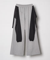 AIVER ヘビースウェットレイヤードバギーパンツ