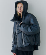 AIVER イリディセントパファーブルゾン