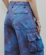 AIVER ムラ染めナイロンカーゴパンツ