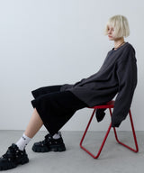 AIVER ヘビーワッフルモンスターL/S TEE