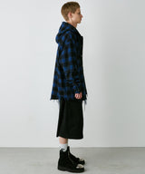 【一部予約】AIVER レイヤードオンブレチェックシャツ