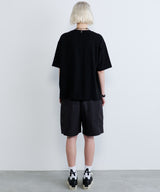 AIVER 30/2ウォッシュ天竺ガゼットポケットコンパクトS/S TEE