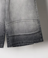 【予約】AIVER フェードブリーチクォーターデニムパンツ