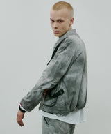 AIVER ムラ染めナイロンボンテージブルゾン